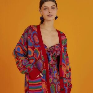 Colorful Patterned Women's Sweater